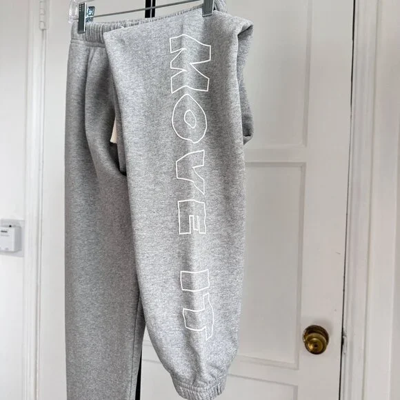 NWT MOTHER DENIM Women's Sz S Move It Bender Ankle Jogger Gray 100% Cotton $158 - Picture 5 of 14